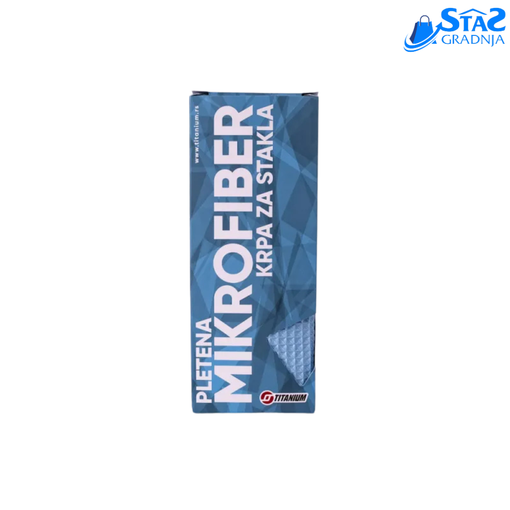 Titanium Pletena Mikrofiber Krpa za Stakla