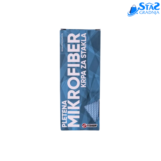 Titanium Pletena Mikrofiber Krpa za Stakla