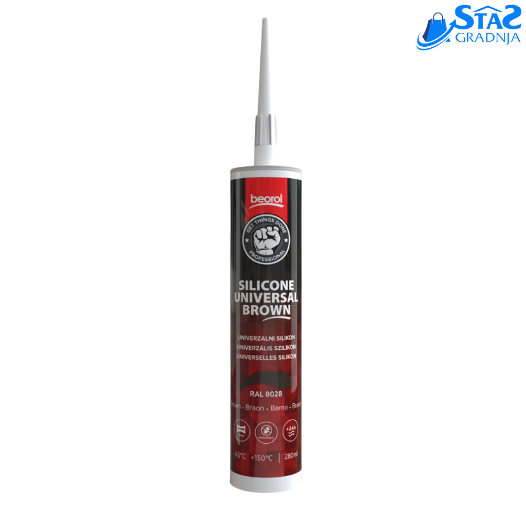 Silikon acetat univerzal Beorol 280ml