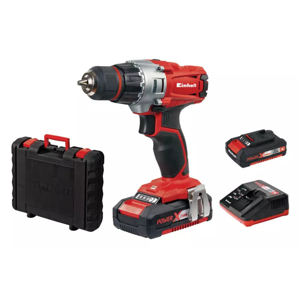 Aku bušilica Set, TE-CD 18/2 Li Kit (2x1,5 Ah) EINHELL