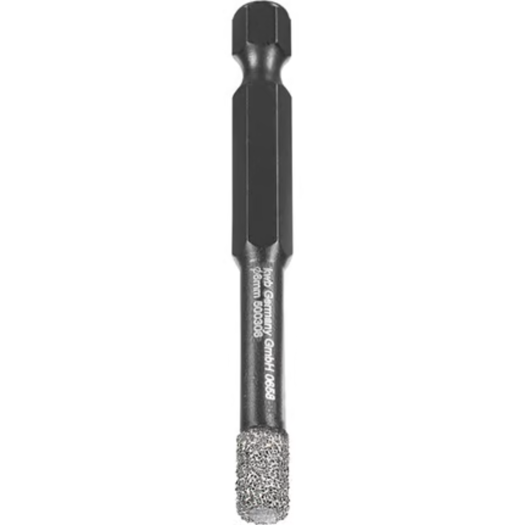 Dijamantska krunasta burgija za suvo bušenje 1/4 - E6.3, 6mm