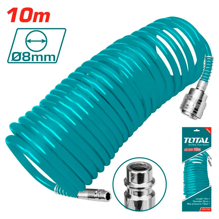 Total alati Spiralno crevo za kompresor 10m THT11101
