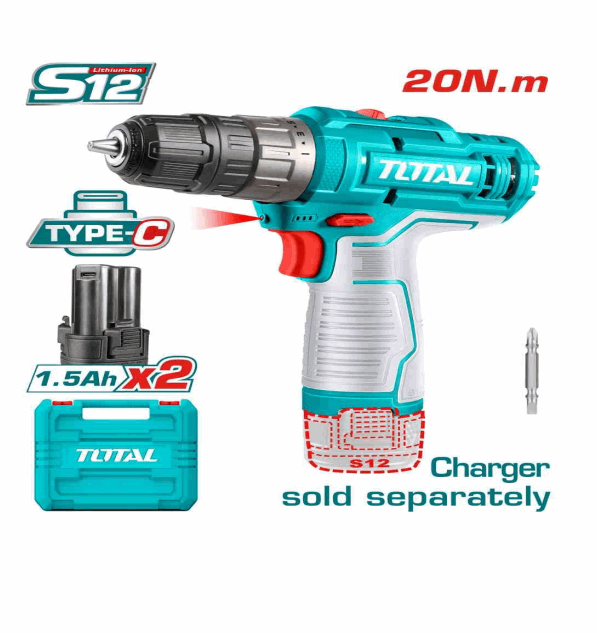 Total alati Li-ion bežična bušilica TDLI12202E