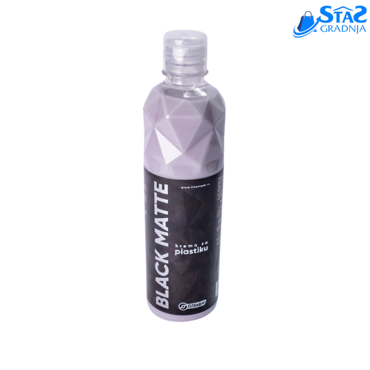 Titanium Black Matte – Krema za plastiku – 500ml