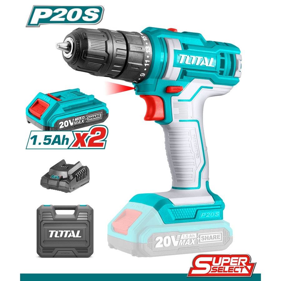 Total alati Li-ion aku bušilica TDLI20028