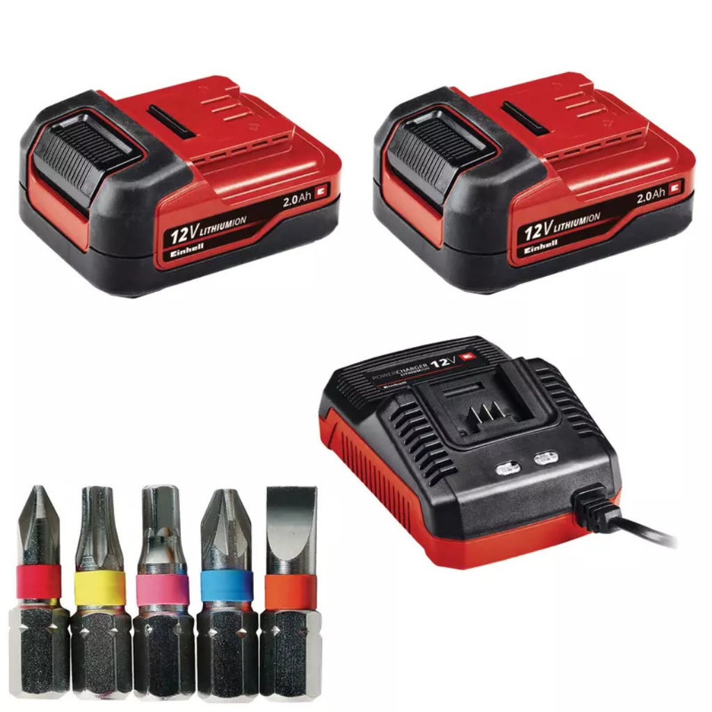 Aku bušilica Set, TE-CD 12/1 Li (2x2,0Ah) EINHELL