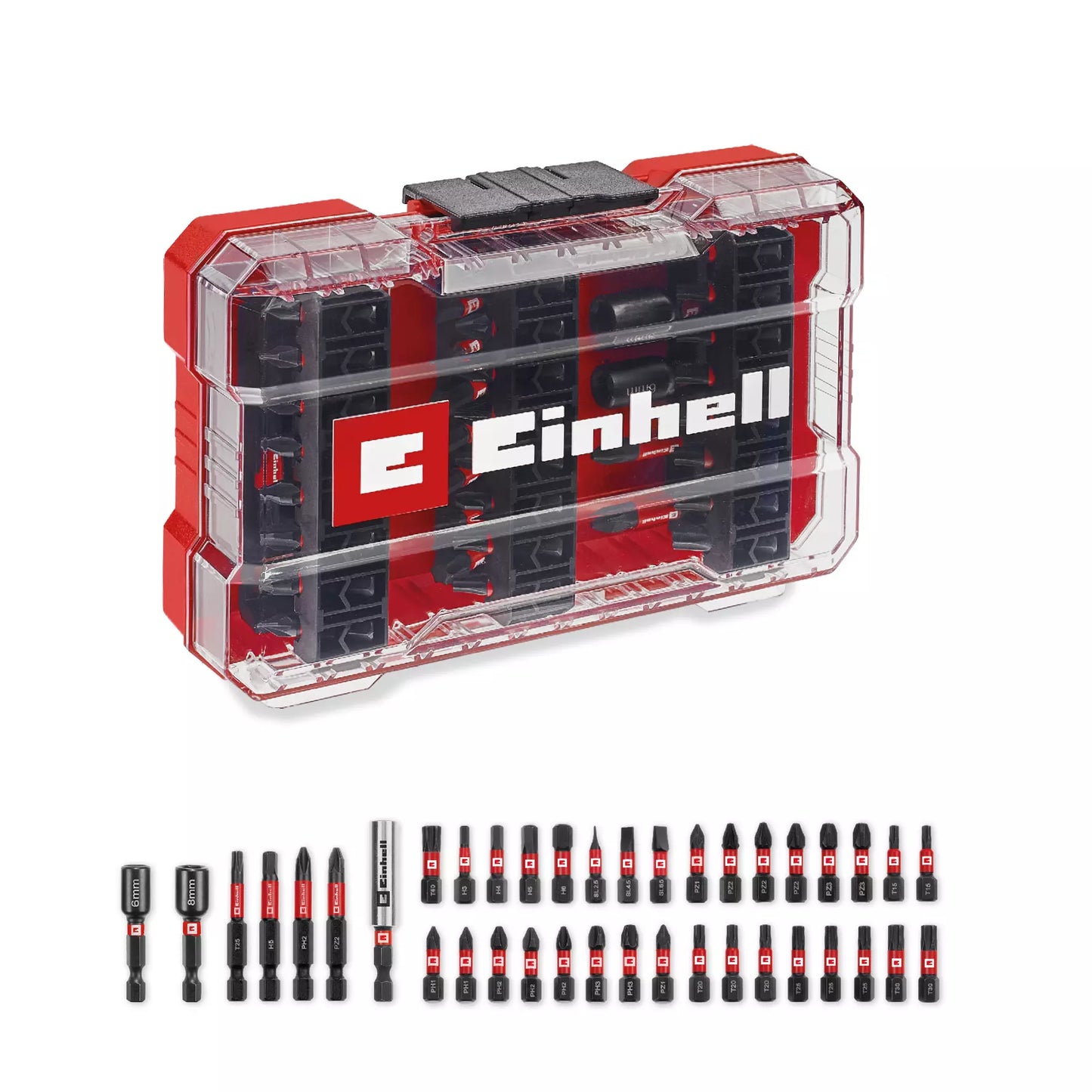 Einhell set impaktor nastavaka M-CASE 39 kom set E6.3 1/4", šifra 49109210