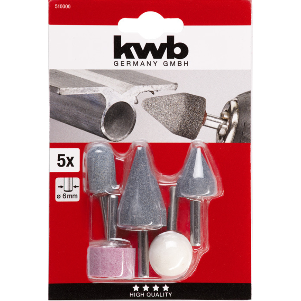 KWB 49510000 set brusnih kamenova 5/1 za brušenje i graviranje