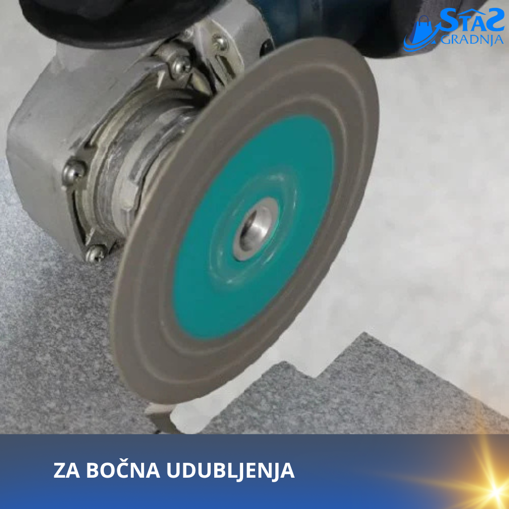 Premium dijamantska brusno-rezna ploča BIHUI DCWMM5, dimenzija 125xM14 mm, za profesionalnu obradu keramičkih i tvrdih materijala.