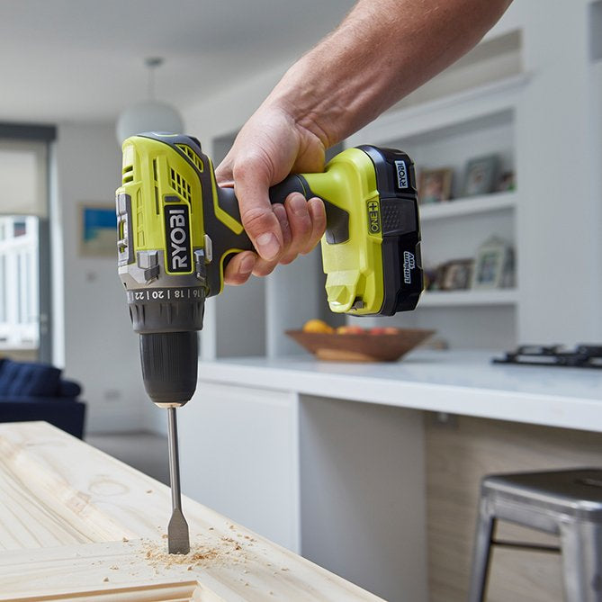 RYOBI Aku. udarna bušilica (50Nm), RYOBI R18DD3-0