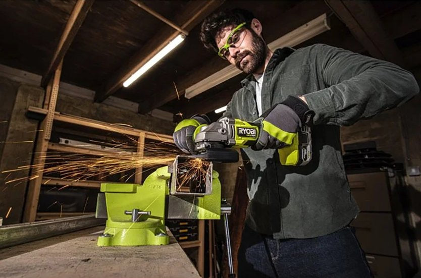 RYOBI Brusilica 125mm bez četkica 18V RAG18X-0