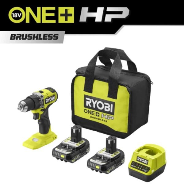 RYOBI Set Bušilica 2xbaterija 2.0ah, punjač HP RDD18C-220S