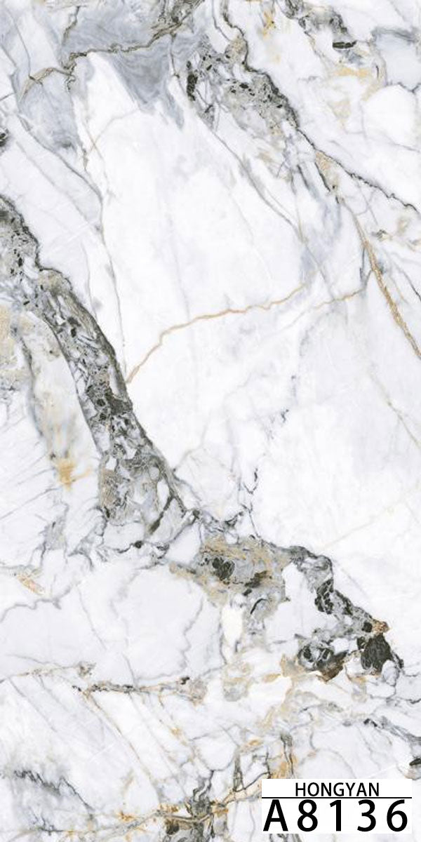 UV mermerni panel Imperial Quartz 122 × 280 cm – A8136, dekor panela