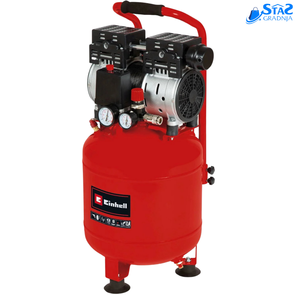 Einhell TE-AC 24 Silent kompresor sa niskim nivoom buke