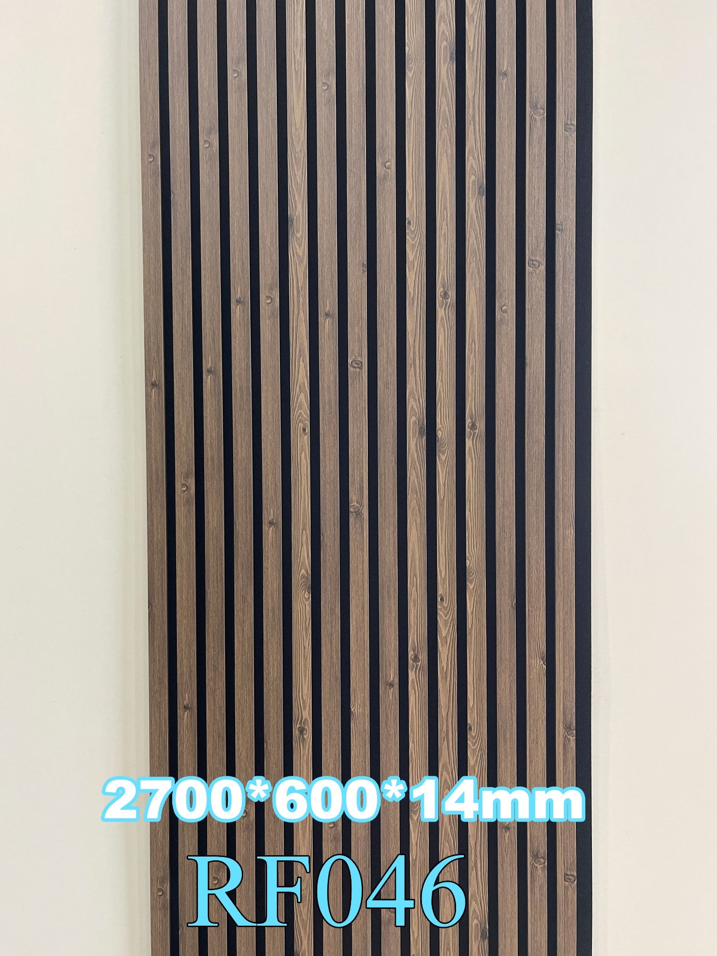 Akustični zidni panel Smoked Walnut RF046, 14 mm, 270 × 60 cm