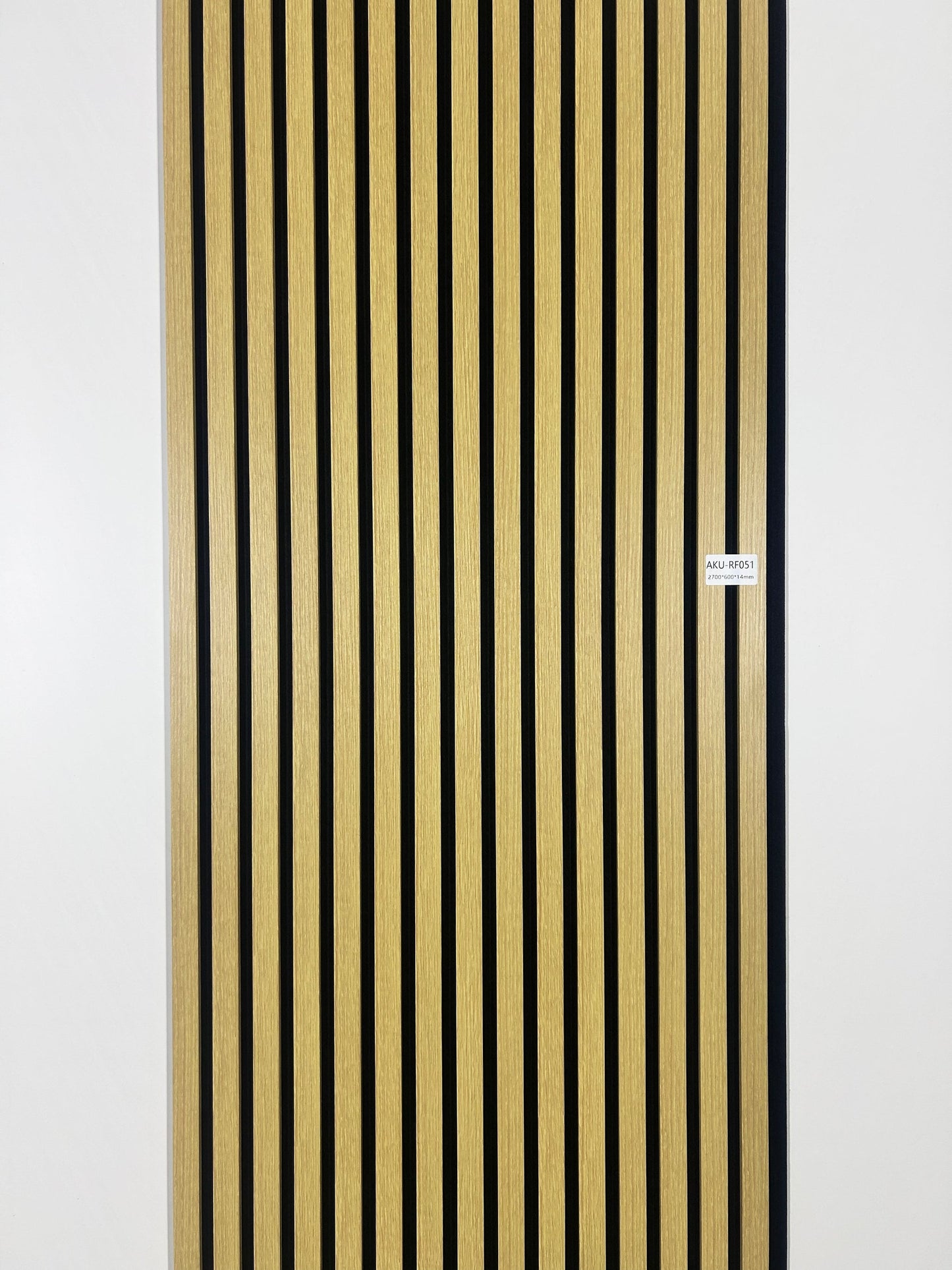 Akustični zidni panel Natural Oak RF051, 14 mm, 270 × 60 cm