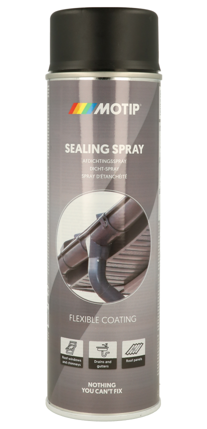 MOTIP Sealing Spray za zaptivanje pukotina na olucima, PVC i betonu