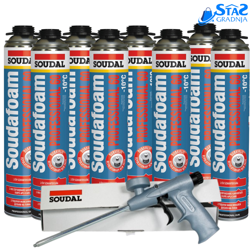 Soudafoam Professional 60 Premium – Pištoljska Pena 750ml
