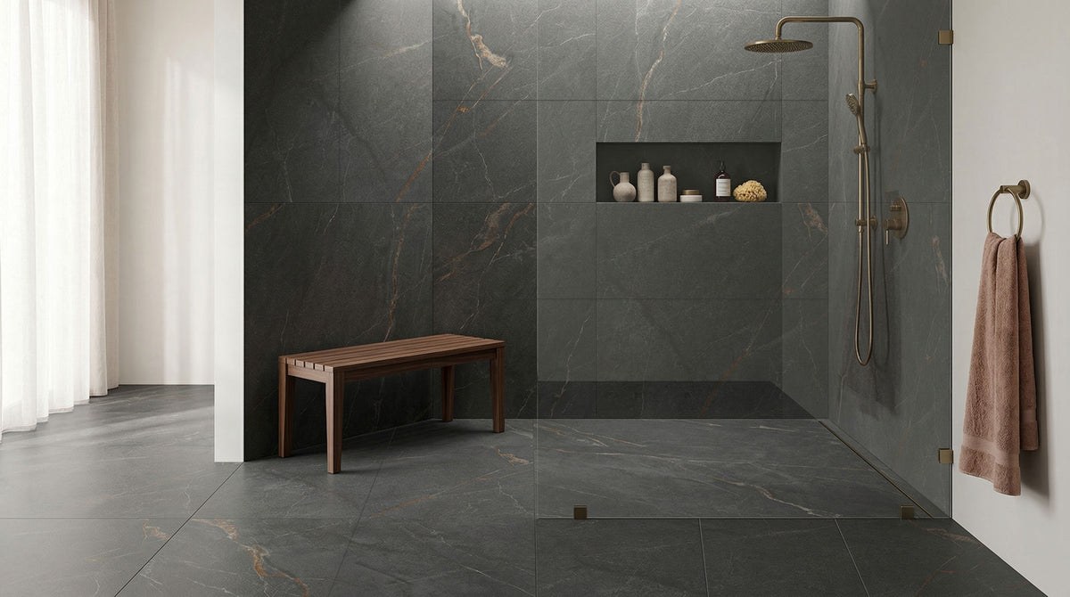 Golden Anthracite 59×59 rect. – dodatni prikaz dekora, STAS šifra 58697