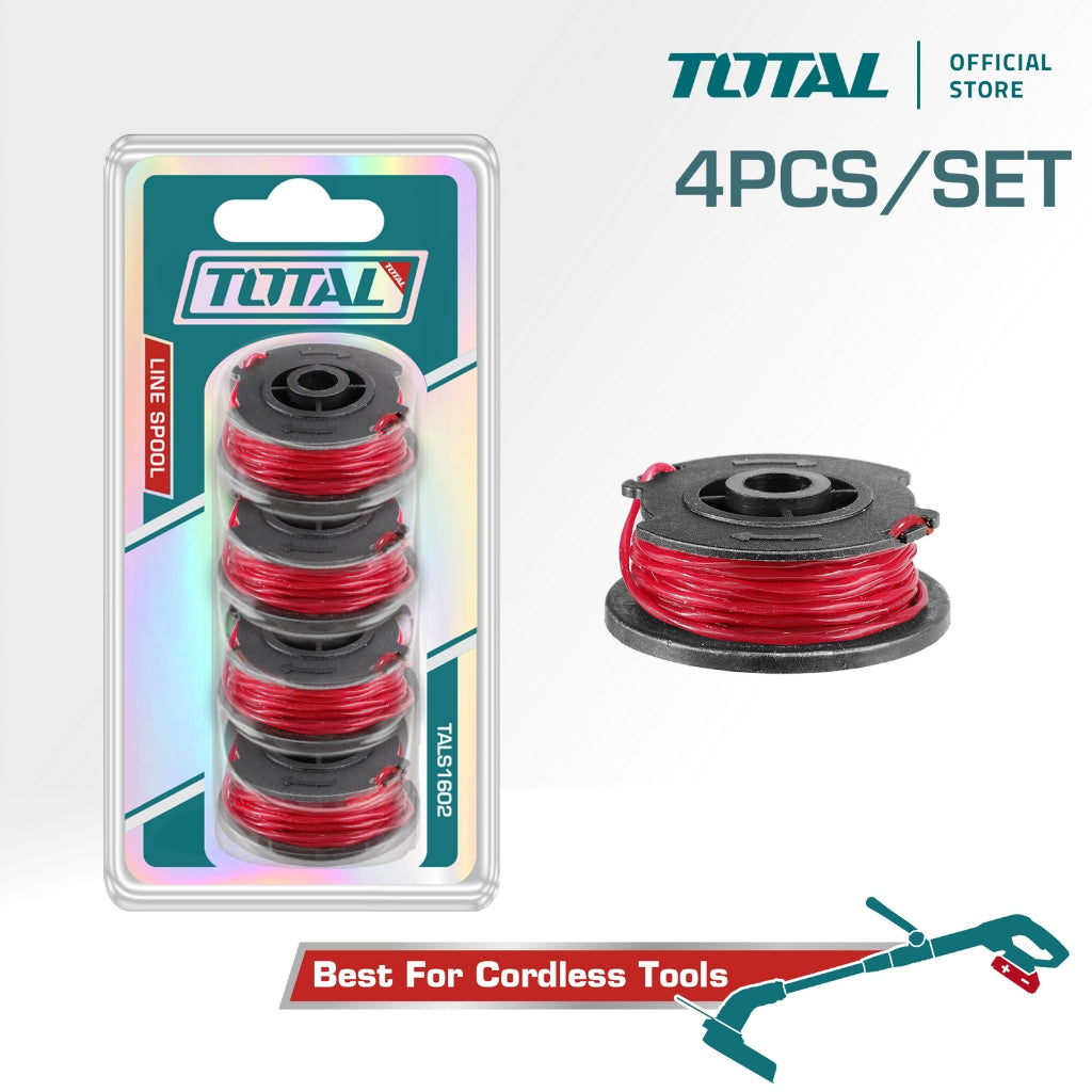 Total spiralna struna za trimer 1,6 mm × 5 m 4 kotura TALS1602