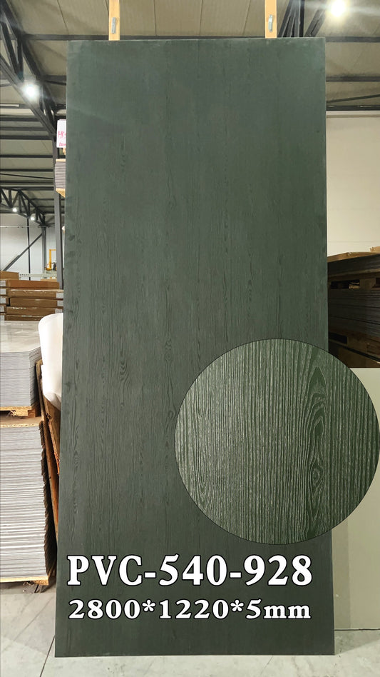 Emerald Oak PVC zidni panel – smaragdno zeleni dekor drveta