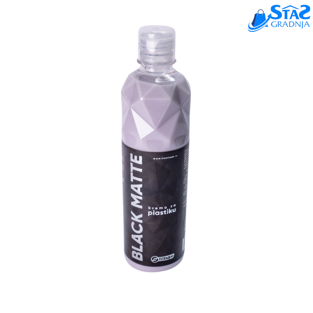 Titanium Black Matte – Krema za plastiku – 500ml