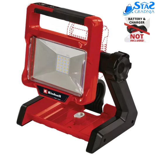 Akumulatorski reflektor TE-CL 18/2000 LiAC - Solo, sa zakretnom glavom lampe, LED svetlima, i mogućnošću pričvršćivanja.