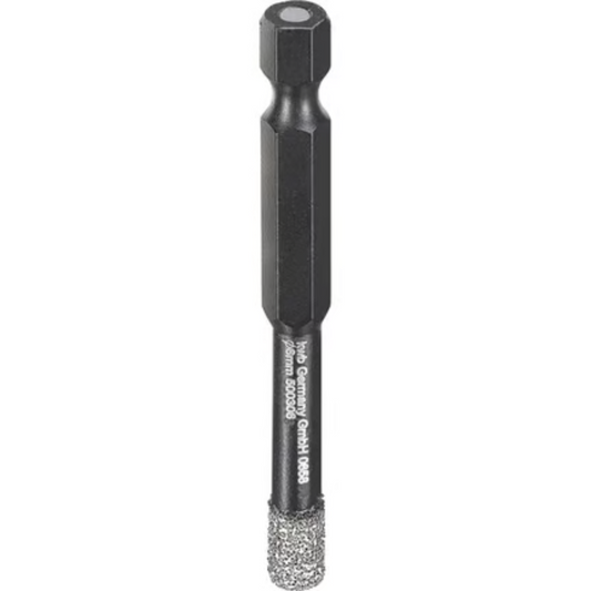 Dijamantska krunasta burgija 6mm za suvo bušenje - prihvat 1/4 - E6.3