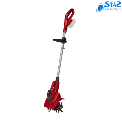Einhell GE-CR 18/20 Li E - Solo Akumulatorska Kopačica, sa 4 metalna noža, ergonomskom ručkom i transportnom ručkom za lakši rad.