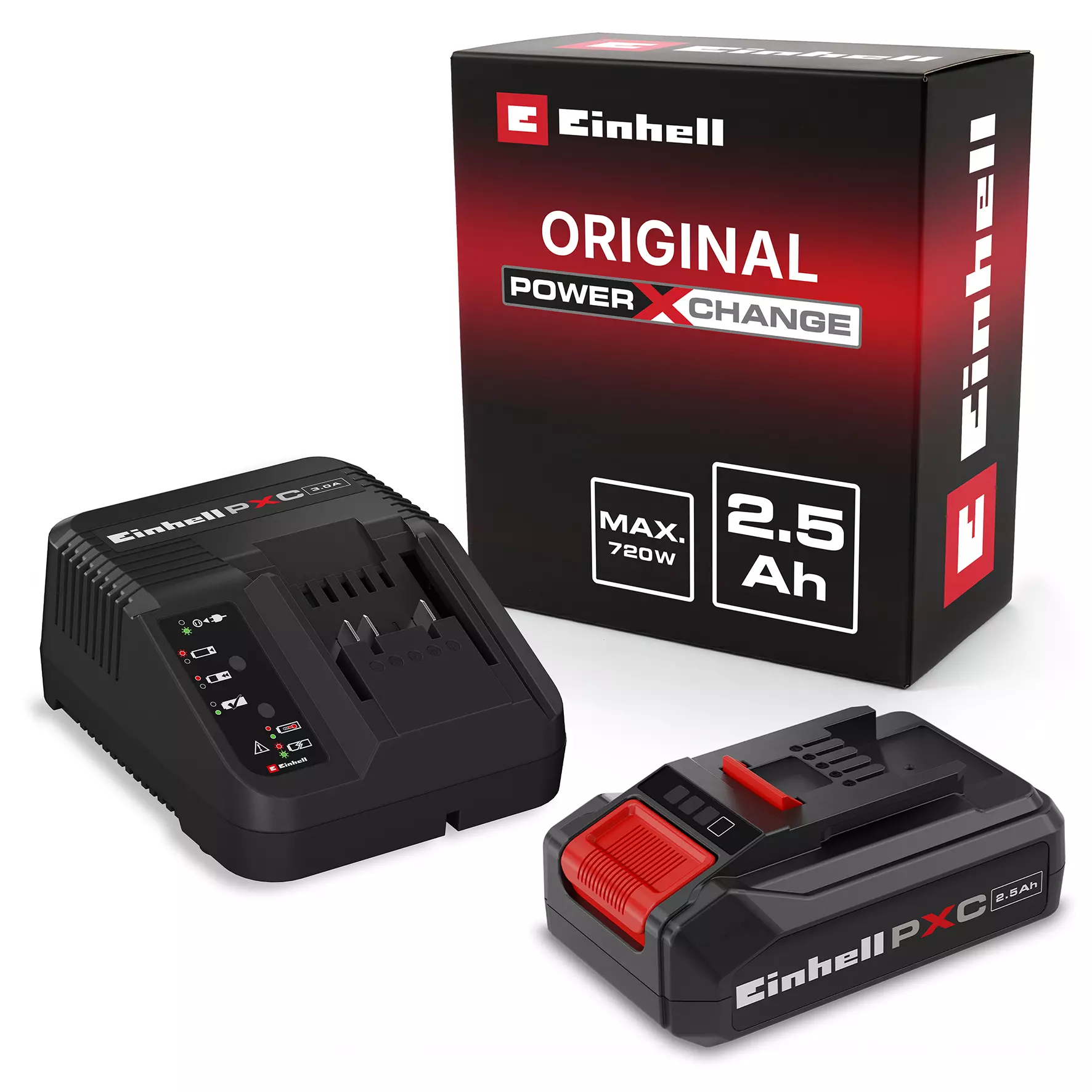 Einhell komplet punjač i baterija PXC 2,5 Ah Starter-Kit, šifra 4512097