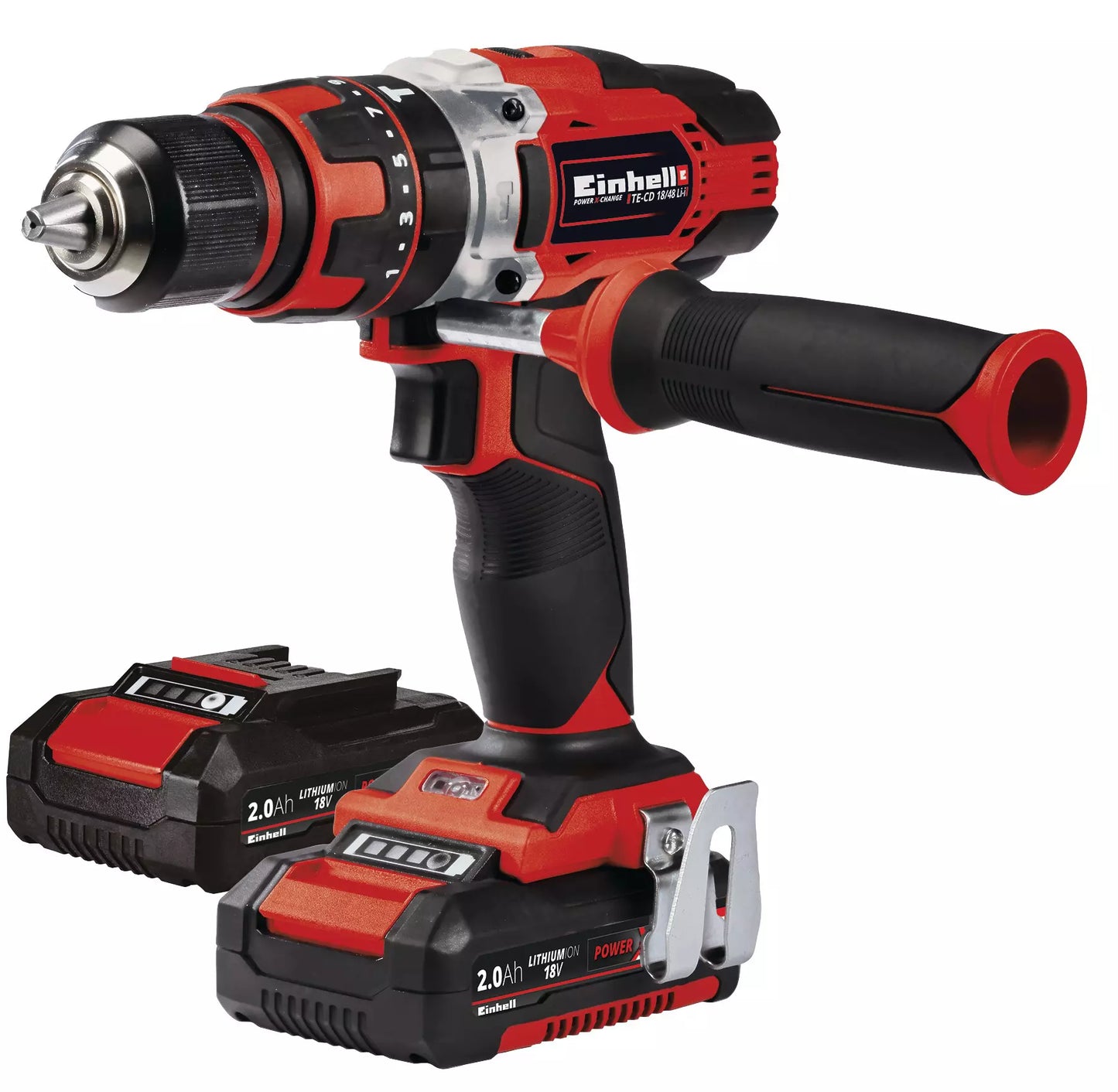 Einhell akumulatorska udarna bušilica - set TE-CD 18/48 Li-i (2x2,0Ah), šifra 4513935