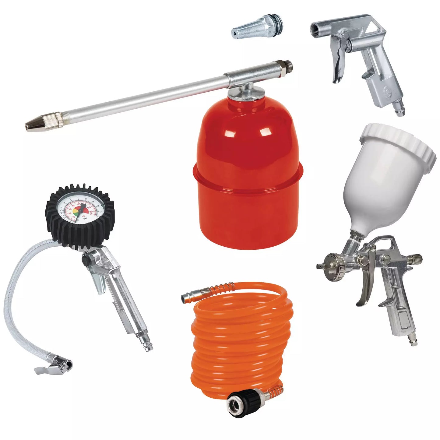 Einhell kompresorski pribor 5-delni set za kompresor,, šifra 4132720