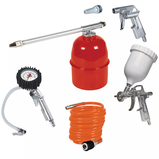 Einhell kompresorski pribor 5-delni set za kompresor,, šifra 4132720