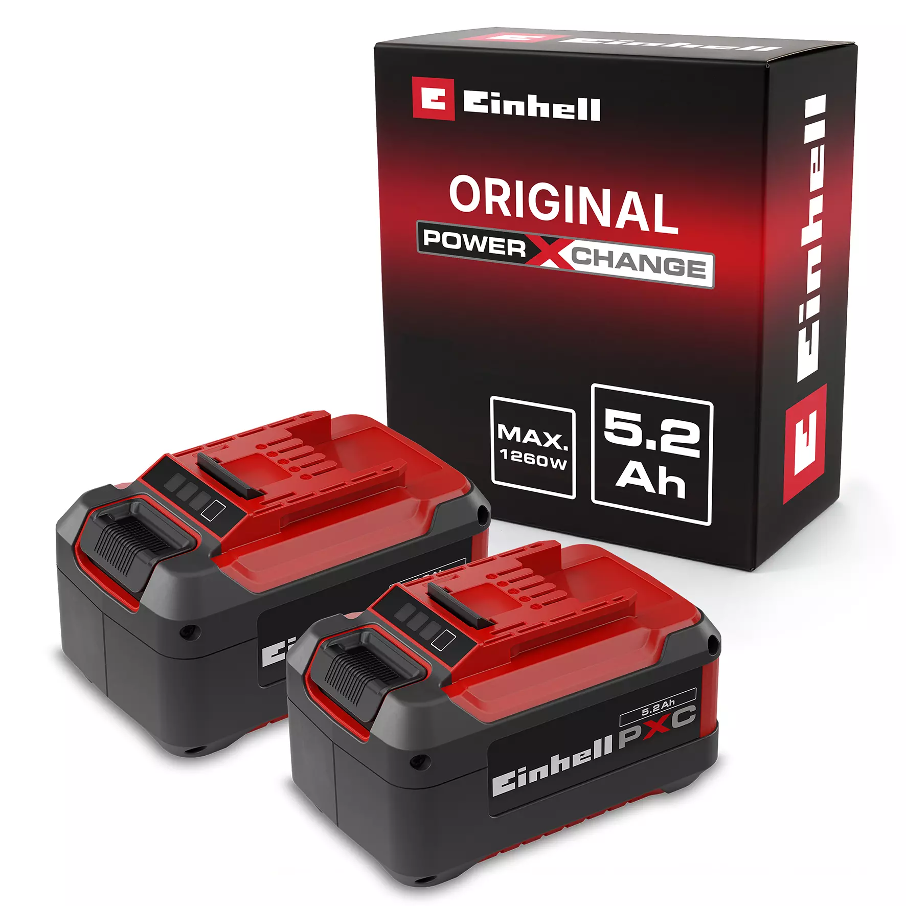 Einhell komplet dve pxc baterije PXC Twinpack 5,2Ah Plus, šifra 4511526