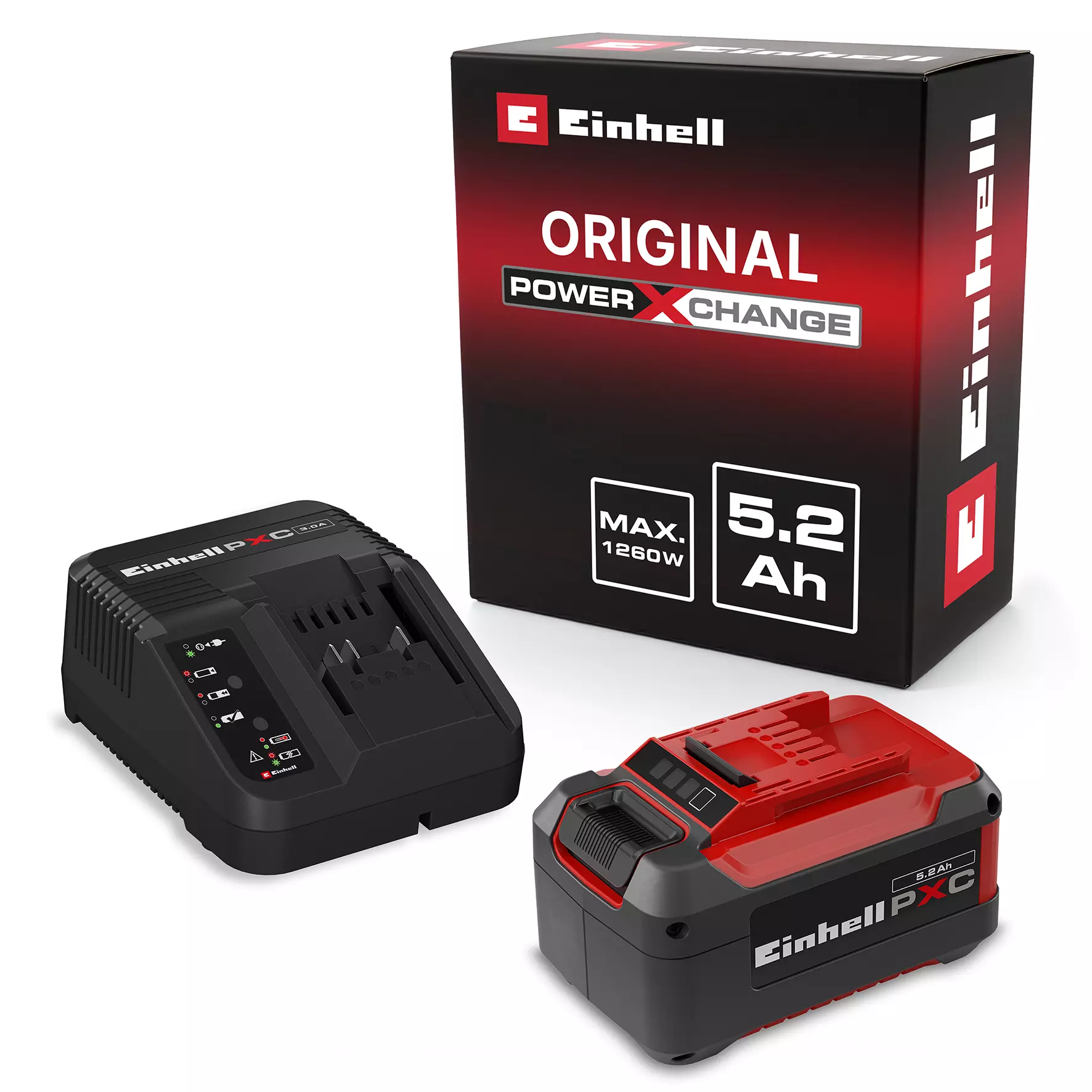 Einhell komplet baterija i punjač PXC 5,2 Ah Starter-Kit, šifra 4512147