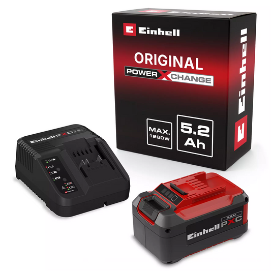 Einhell komplet baterija i punjač PXC 5,2 Ah Starter-Kit, šifra 4512147