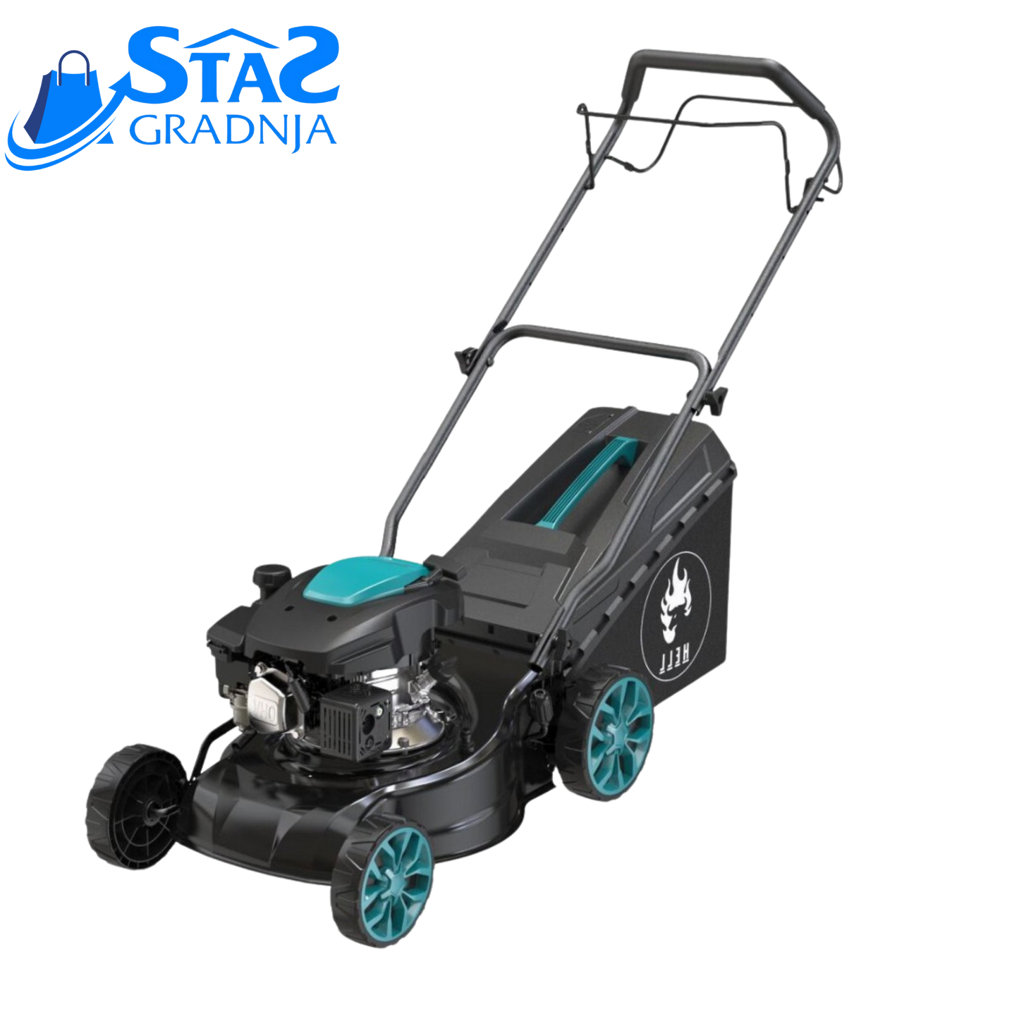 HELL kosačica 41cm samohodna DM41S-D130 Najprodavaniji model – Pouzdana i kompaktna za svako dvorište