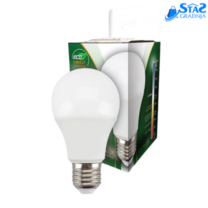 Lumax Eco LED sijalica E27 – energetski efikasno osvetljenje sa 9W/12W/15W, dostupna u 3000K, 4000K, 6500K bojama svetlosti







