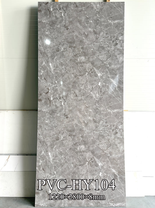 PVC mermerni panel Silver Palazzo 122 × 280 cm – HY104, dekor panela