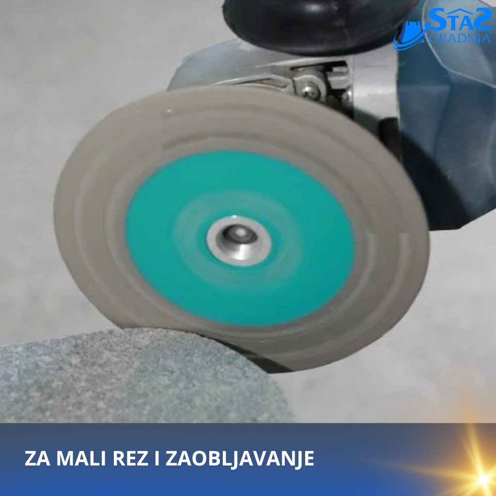 Premium dijamantska brusno-rezna ploča BIHUI DCWMM5, dimenzija 125xM14 mm, za profesionalnu obradu keramičkih i tvrdih materijala.

