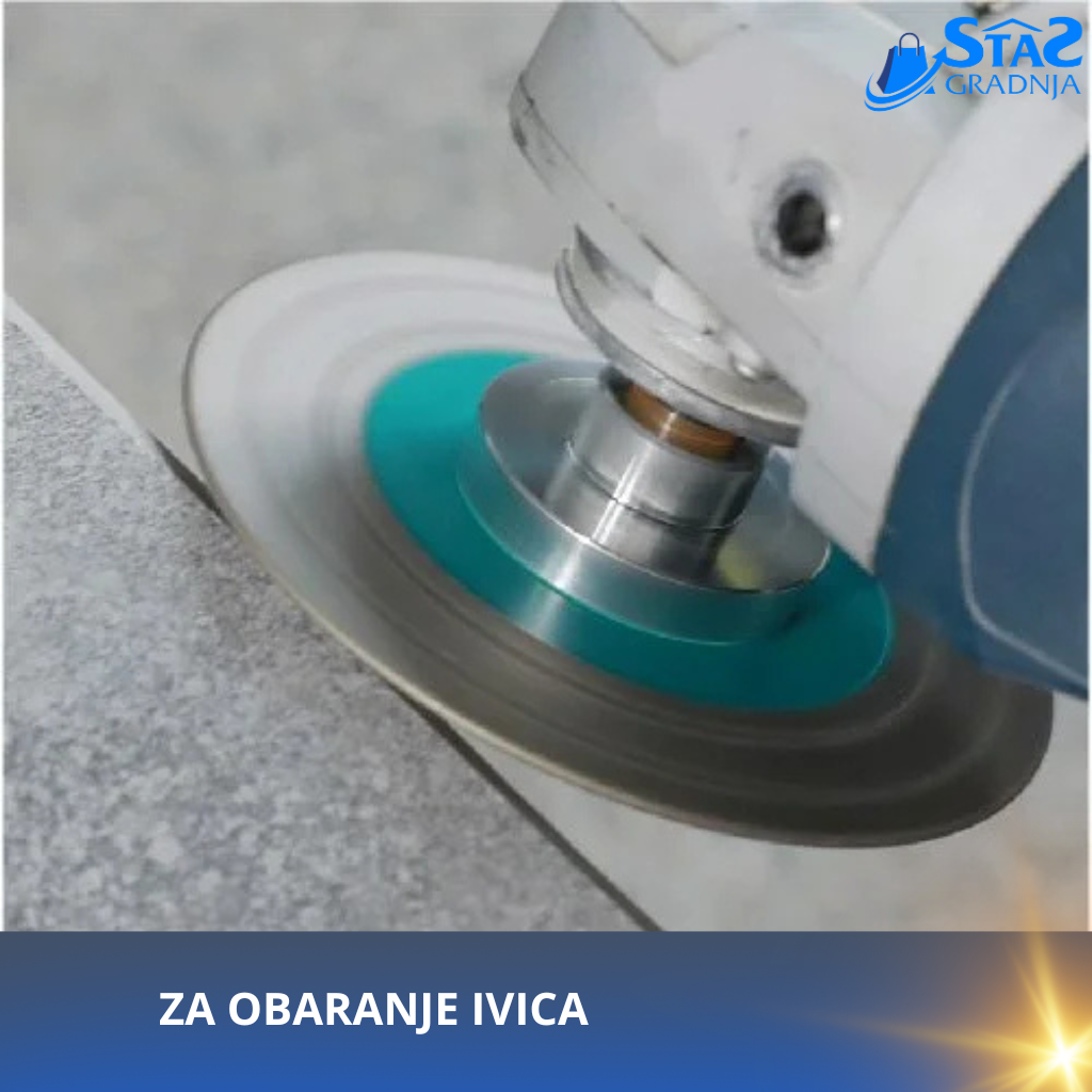 Premium dijamantska brusno-rezna ploča BIHUI DCWMM5, dimenzija 125xM14 mm, za profesionalnu obradu keramičkih i tvrdih materijala.

