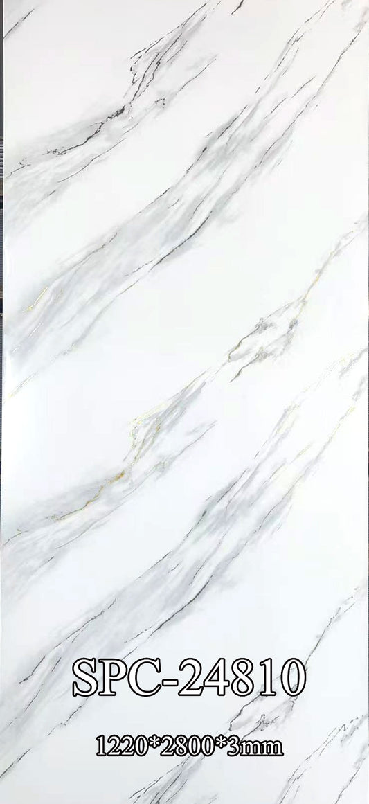 SPC mermerni panel Glacier Veil 122 × 280 cm – 24810, dekor panela