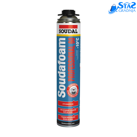 Soudafoam Professional 60 Premium – Pištoljska pena za izolaciju i montažu







