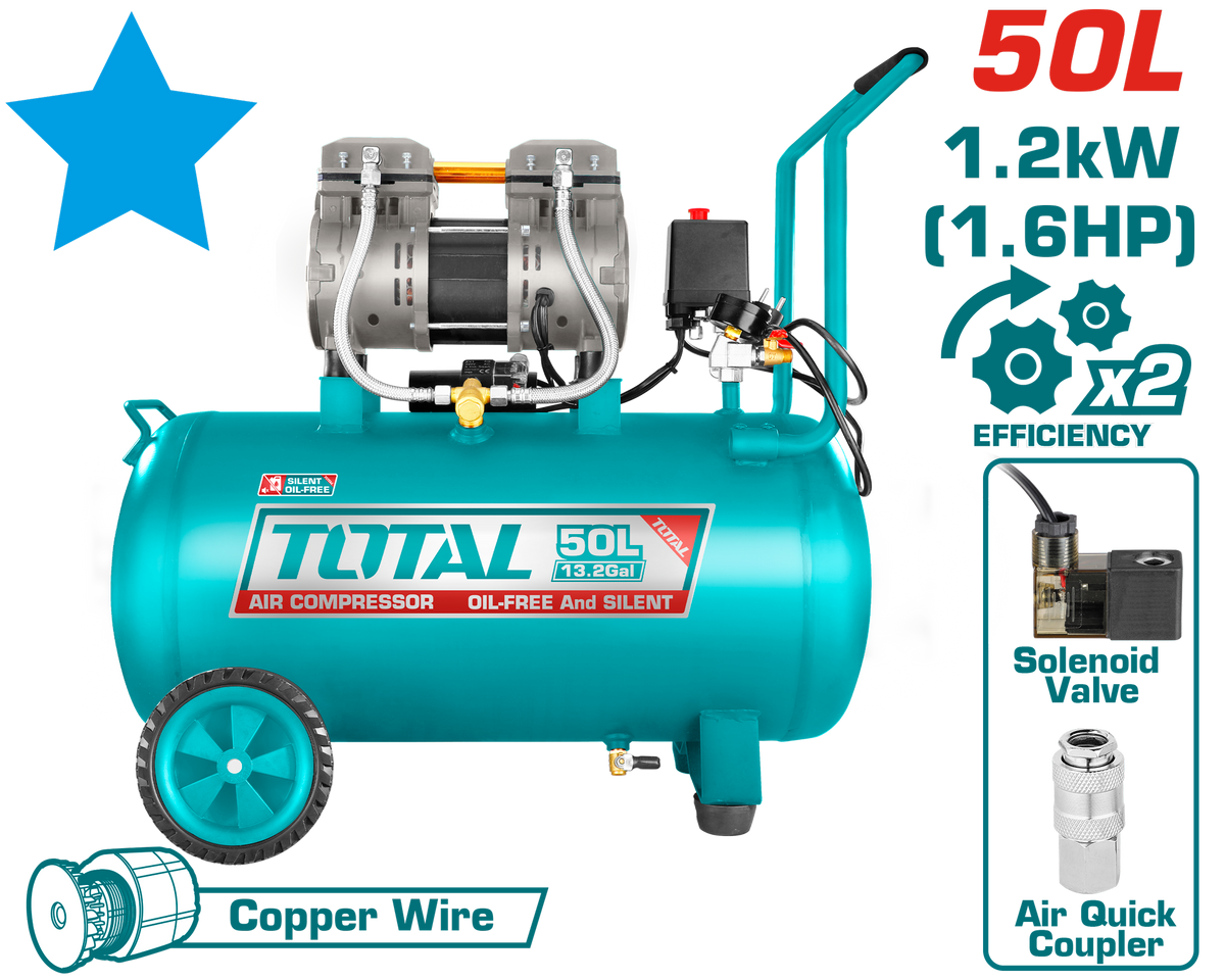Total alati Kompresor 50l TCS1120508