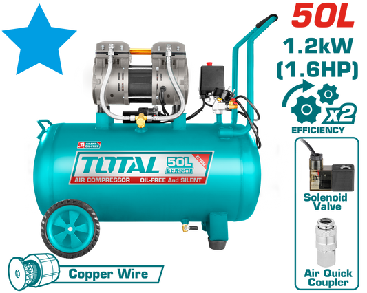 Total alati Kompresor 50l TCS1120508