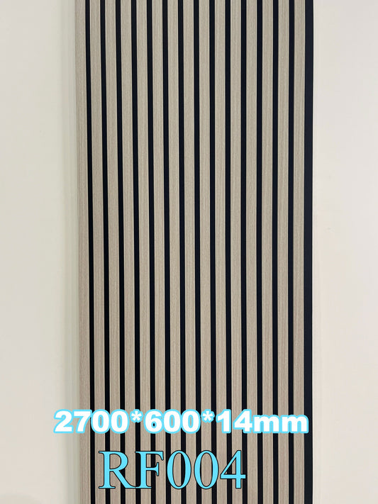Akustični zidni panel Nordic Grey RF004, 14 mm, 270 × 60 cm