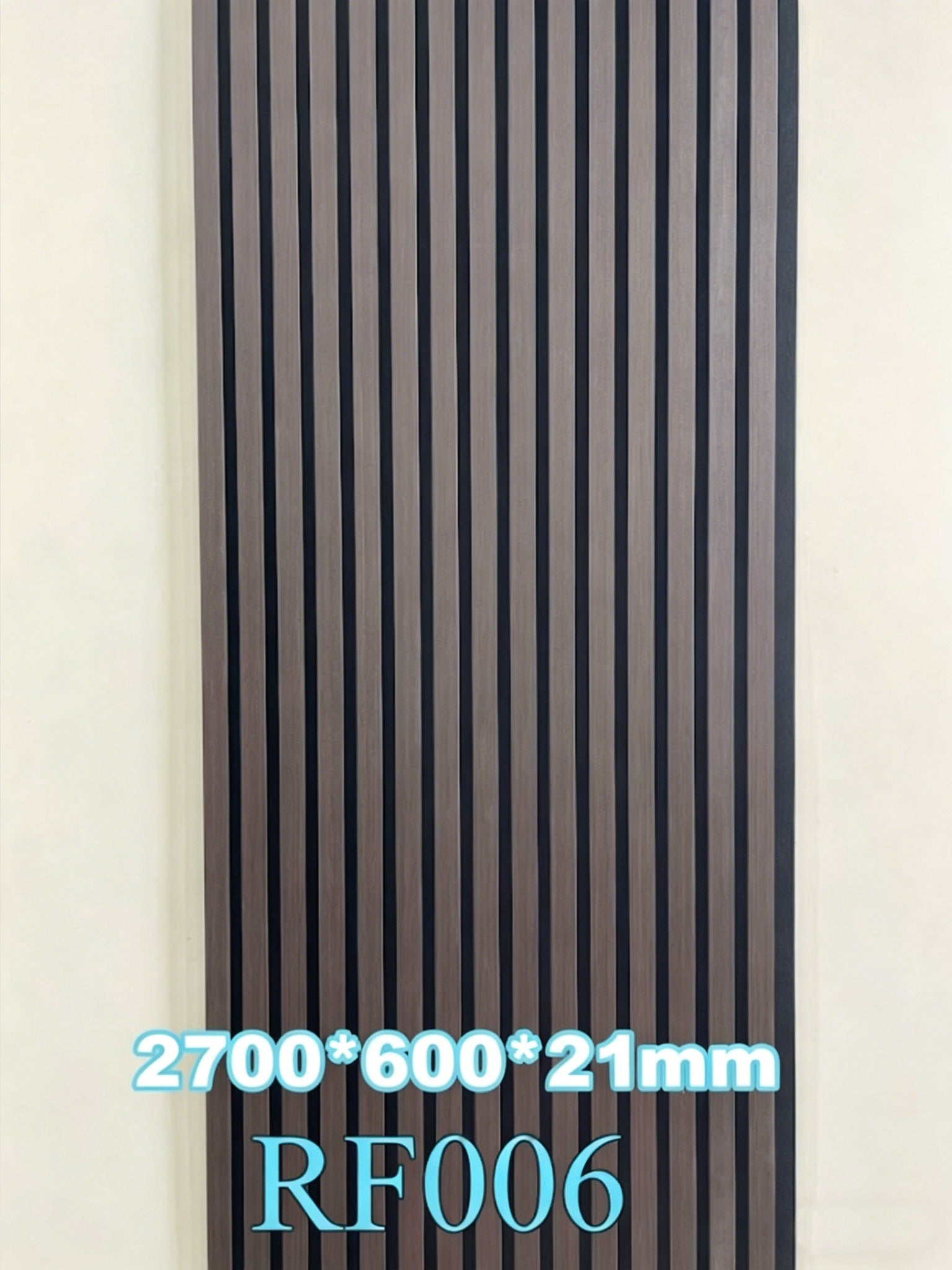 Akustični zidni panel Midnight Slate RF006, 21 mm, 270 × 60 cm
