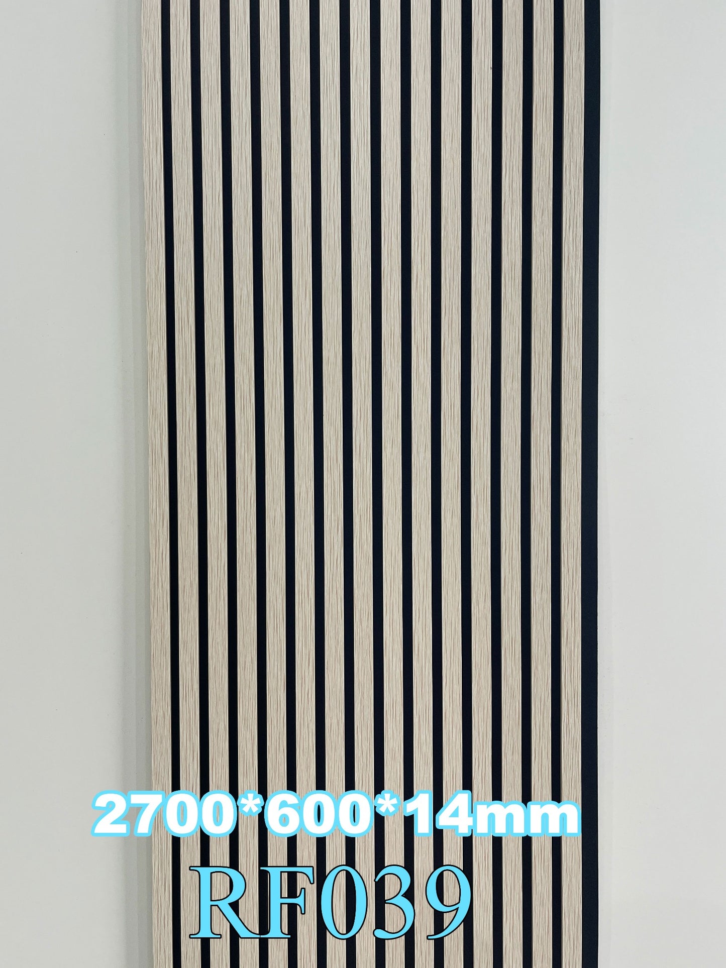 Akustični zidni panel Silver Oak RF039, 14 mm, 270 × 60 cm