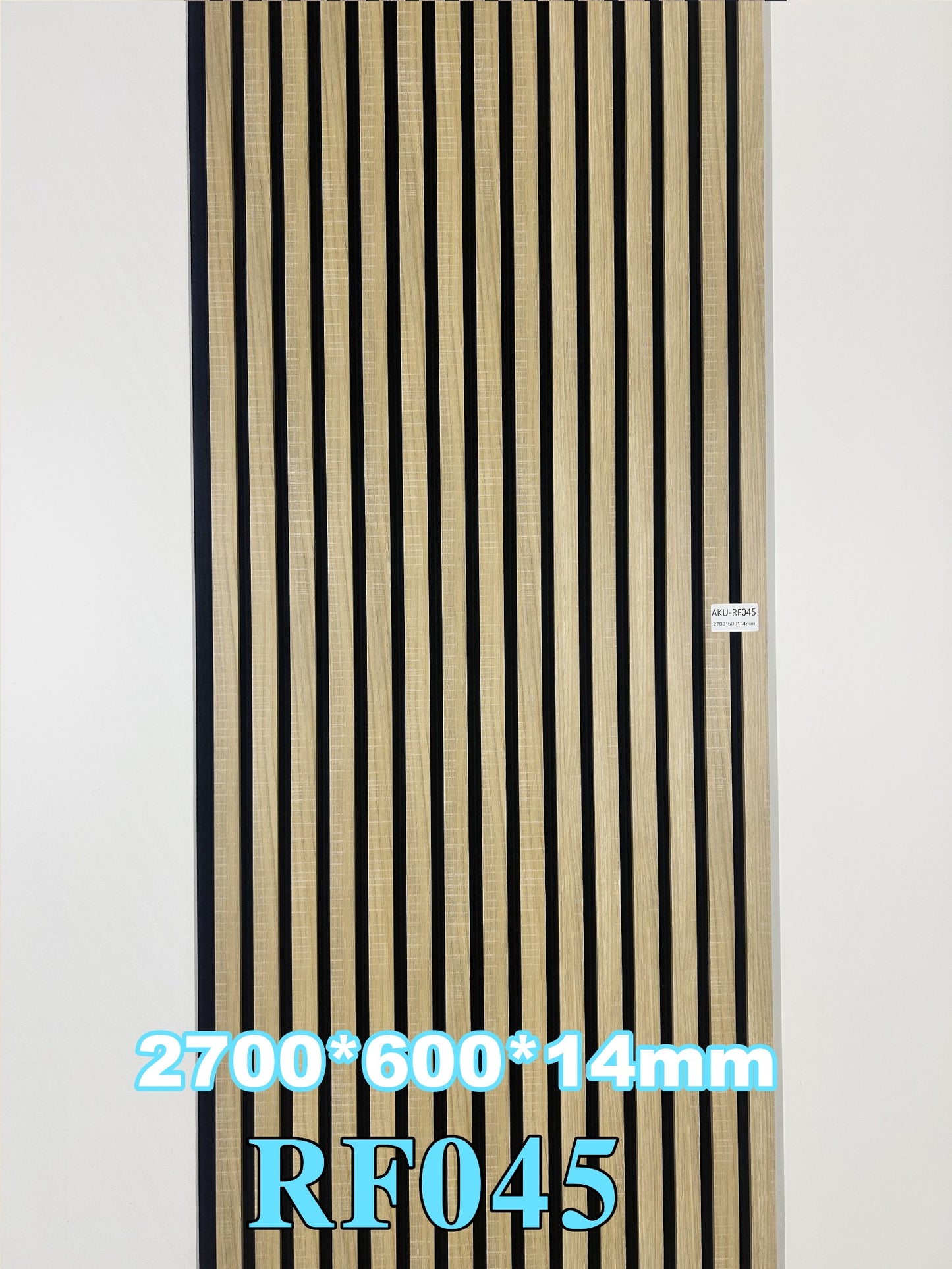 Akustični zidni panel Champagne Oak RF045, 14 mm, 270 × 60 cm