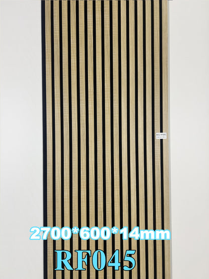 Akustični zidni panel Champagne Oak RF045, 14 mm, 270 × 60 cm